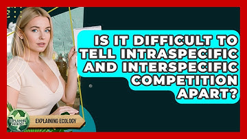 Is It Difficult To Tell Intraspecific And Interspecific Competition Apart? - Explaining Ecology