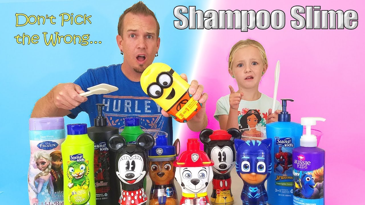 Dont Choose the Wrong Shampoo Slime Challenge