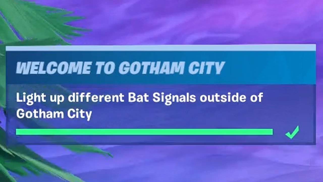 Light Up Different Bat Signals Outside of Gotham City (3) -  Welcome to Gotham City Challenges