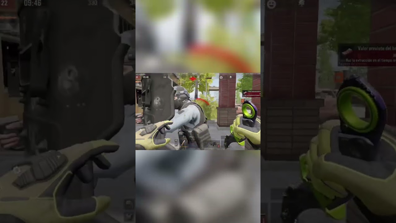 A cuchillo vs Bot con escudo - Arena Breakout