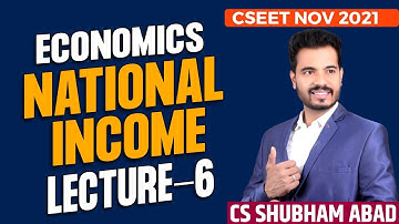 FREE CSEET BUSINESS ECONOMICS | NATIONAL INCOME LECTURE 6 | NOV 2021