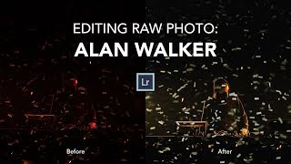 Editing Raw Photo : Alan Walker (Adobe Lightroom CC) screenshot 2