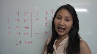 5- เรียนภาษาเกาหลีกับอาจารย์เนเน่ ตอน สระในภาษาเกาหลี  1  한국어 모음1