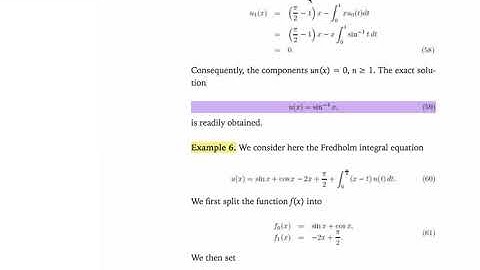 Modified Decoposition methos