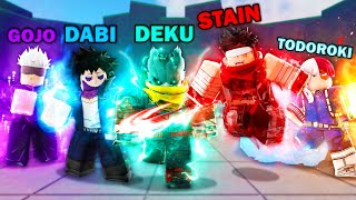 I Used EVERY MOVESET in ROBLOX Heroes Battlegrounds...