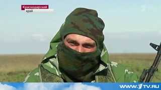 Военные учения на полигоне в Ейске