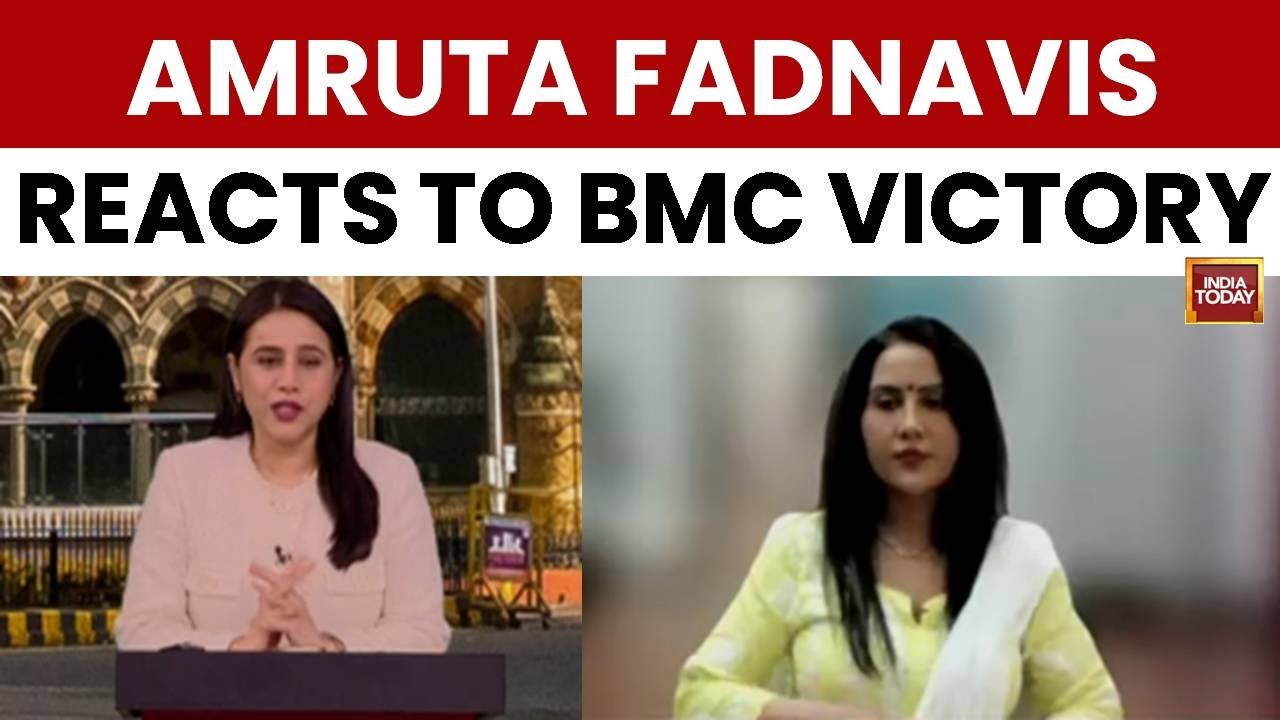 I'm Overwhelmed: Amruta Fadnavis' First Reaction To BJP-Led Mahayuti Victory In BMC Elections 2026
