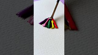 Easy one stroke flower painting technique #simplestrokes #onestrokepainting #art#flowers #satisfying