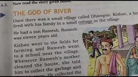 DAV nahan,class 3.English reader,unit 2 (A) .The God of river ( part 4)