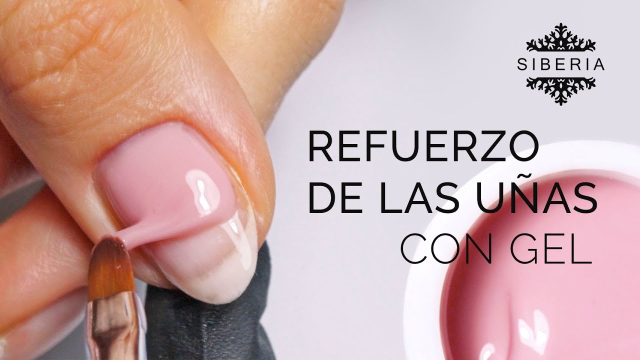 Uñas de gel ?? ¿Cómo hacer el refuerzo de las uñas con gel? - YouTube