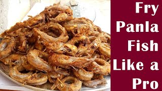 How to Fry panla fish+the secret of Delicious and crispy panla 🐟