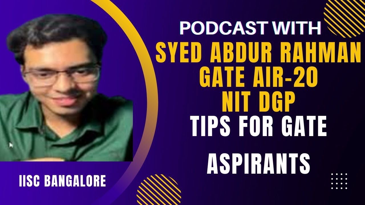 AIR-20 GATE 2022 II NIT DURGAPUR II INTERVIEW II STRATEGY AND TIPS #result #gate2022 #nitdgp #mtech