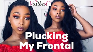 How To Make Your Frontal Look Natural | Vallbest Brazilian Wave Wig