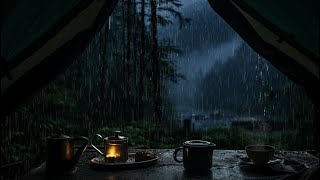 24/7 - Sounds To Help You Sleep Instantly / Rainy Day Camping / Rain Sound Through Camping Tent