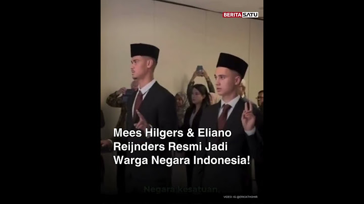 Mees Hilgers & Eliano Rejinders Resmi Jadi Warga Negara Indonesia! #sepakbola #beritasatu