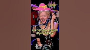 Rosé leaked – Original “APT 1.1” Version 🎶 | Rare Old Recording#rose#apt#rosé#blackpink#kpop#bts#yg