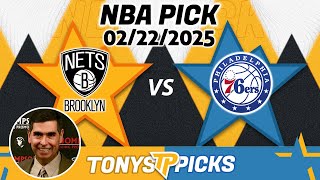 Brooklyn Nets vs Philadelphia 76ers Pick 25 NBA Pick Prediction