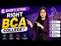 Shortlisting the Right BCA College? Watch This Before Taking Admission!
