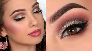 Wedding Guest GLAM Makeup Tutorial Using Favourite US Brands | AD