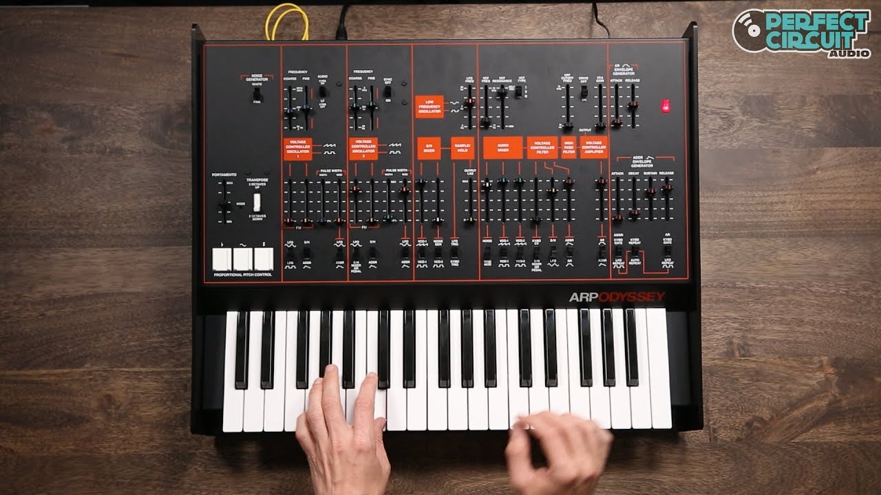 Korg Arp Odyssey Full Size Sounds And Filter Comparison