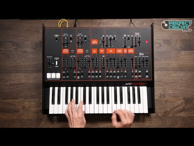 Korg Arp Odyssey Full Size Sounds And Filter Comparison - YouTube