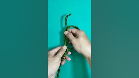 Cách tạo nút thắt năm / Good tip with rope
