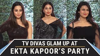 Hina Khan, Divyanka Tripathi and other celebrities attend Ekta Kapoor's success bash