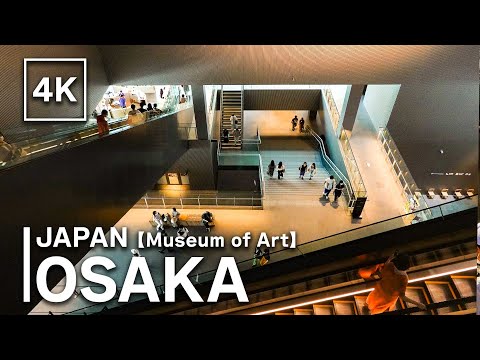 【4K】OSAKA - Amazing architecture! Osaka Nakanoshima Museum opens | Japan Walking Tour | daily life