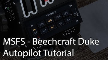 MSFS - Black Square Beechcraft Duke Autopilot Tutorial