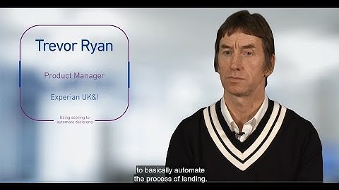 Using scoring to make automated decisions