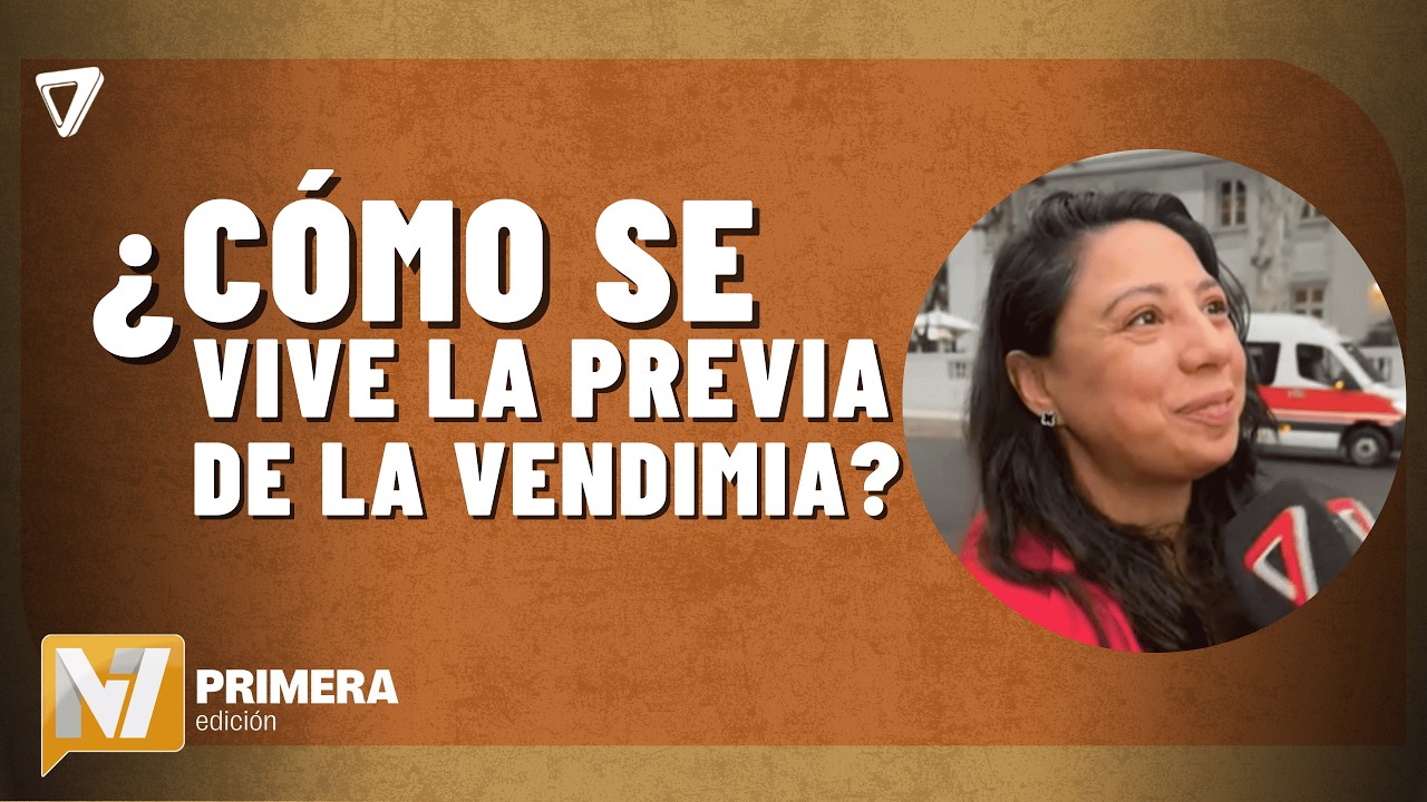 AHORA: Mendoza se prepara para la Fiesta Nacional de la Vendimia