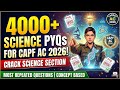 CAPF AC 2026: 4000+ Science PYQs Marathon | Physics, Chemistry, Biology