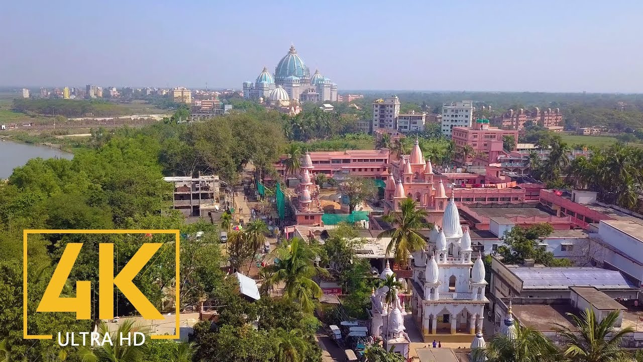 The City Life of Mayapur  India - 4K Urban Documentary Film without Narration