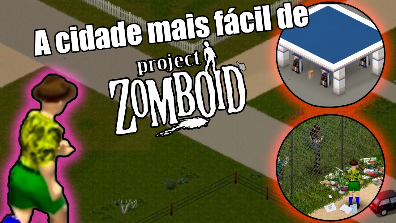 Tour por Riverside. A cidade mais fácil do jogo? / Project Zomboid ...