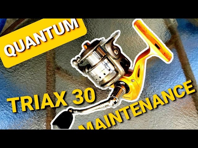 Spinning Reel Maintenance  QUANTUM TRIAX 30 