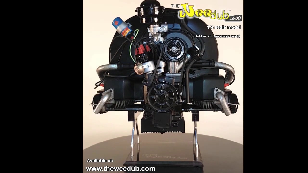 VW Beetle Engine Model - YouTube