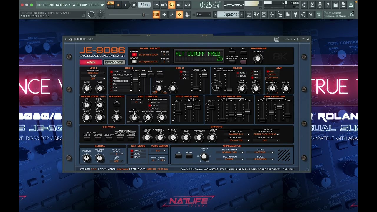 True Trance V1 for Usual Suspects-8086 Presets Overview (Trance Leads)