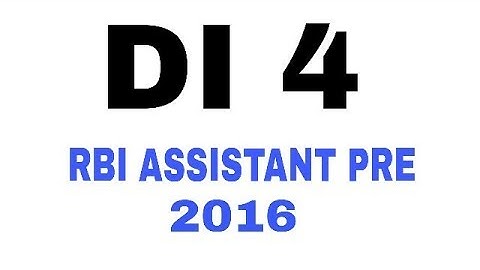 Data Interpretation for IBPS Clerk | RBI Assistant