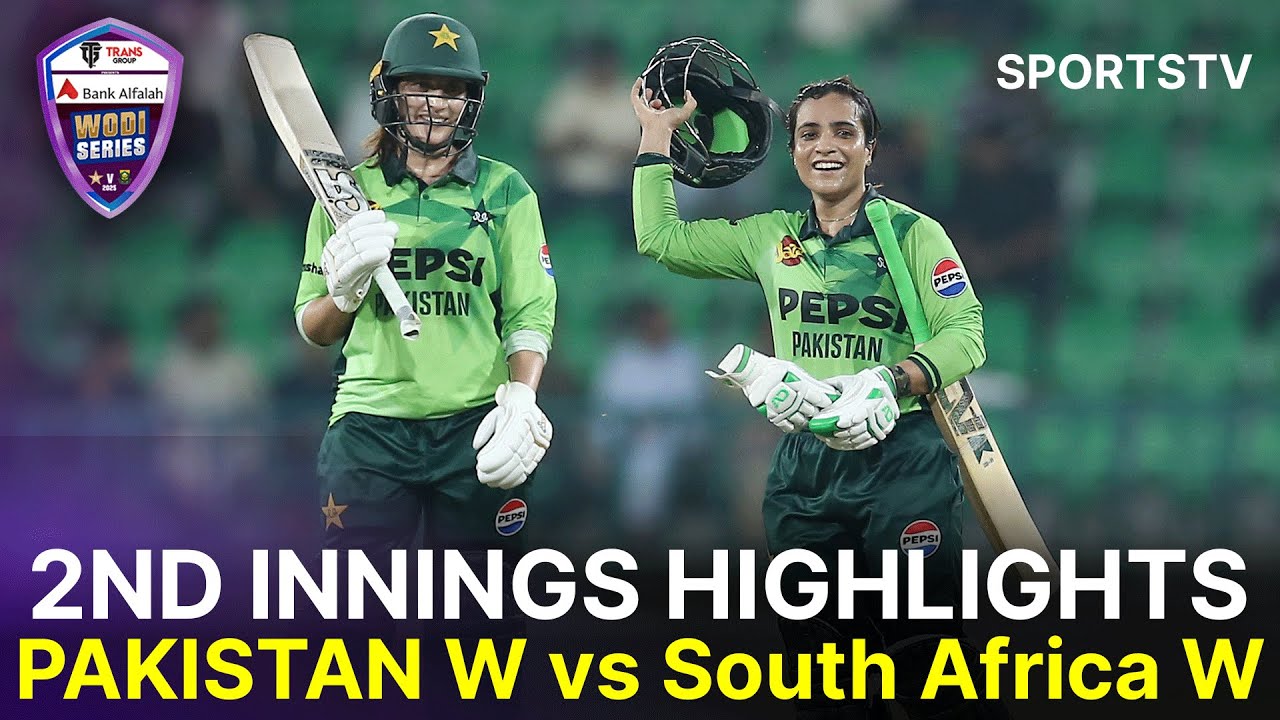 2nd Innings Highlights | Pakistan Women vs South Africa Women | 2nd ODI, 2025 | PCB | M3R1U