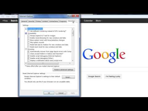 Video: How To Enable All IE Settings