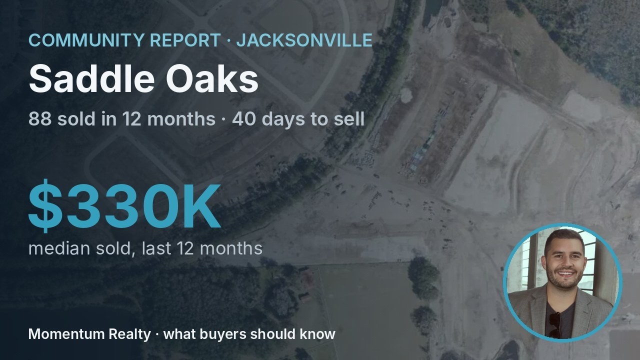 Saddle Oaks (Jacksonville, FL): Homes, Prices & What to Know (Q4 2026 update)