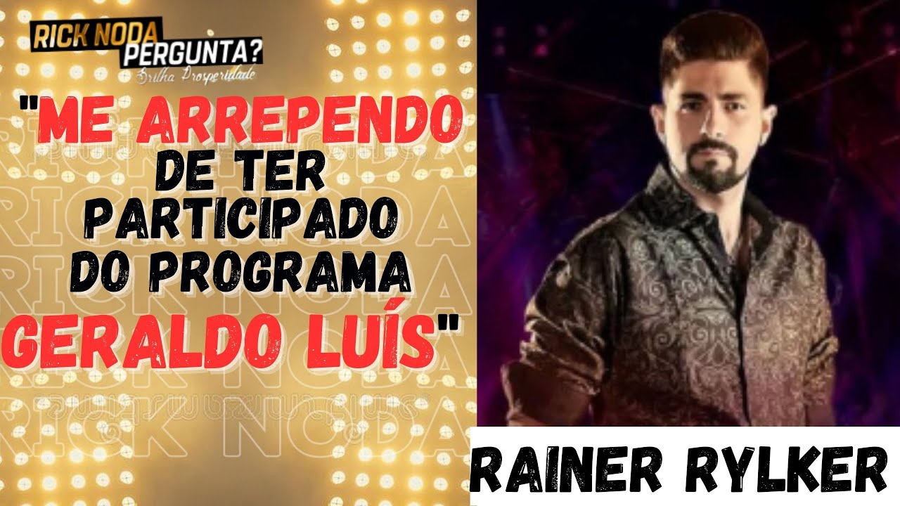 Me arrependo de ter participado do programa Geraldo Luiz 