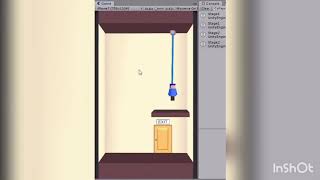 Unity: Brain Burning Cutting Rope War (mobile game,base use line renderer) screenshot 3