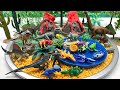 Dinosaur World In Jungle Jurassic Park’s | Tyrannosaurus Rex Triceratops Spinosaurus