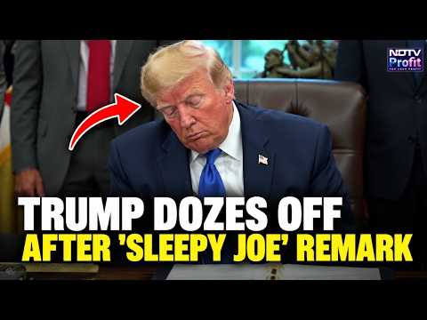WATCH: Trump Appears To Doze Off After Mocking Biden As ‘Sleepy Joe’