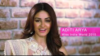 India, Aditi Arya - Contestant Introduction Miss World 2015