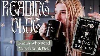 READING VLOG / Ghouls Who Read March book club pick THE BIRD EATER + random craft rabbit hole