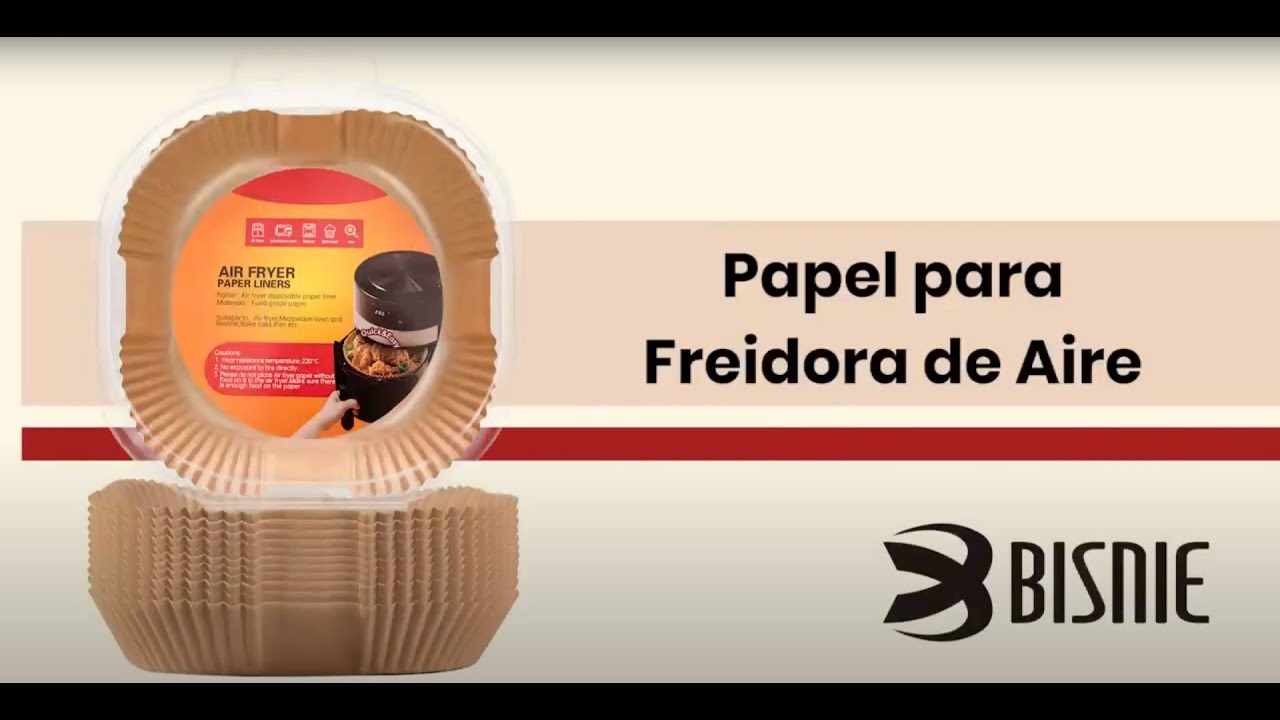 Español  Cómo usar el Papel Perforado de tu Freidora de Aire Yedi 