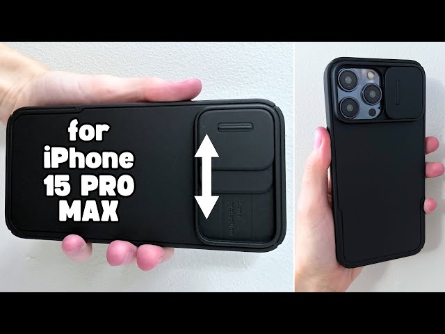 For iPhone 15 Pro Max 15 Pro Slide Camera Lens Protection Cover