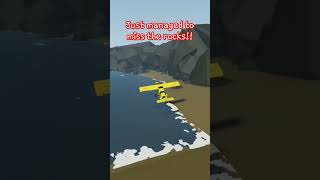 Dangerous Take Off! #stormworks #stormworksbuildandrescue #gaming #takeoff #crash #airplane #funny
